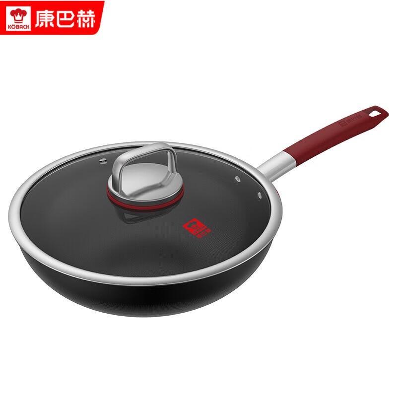 KBH 32cm No-Coating Titanium Non-Stick Wok