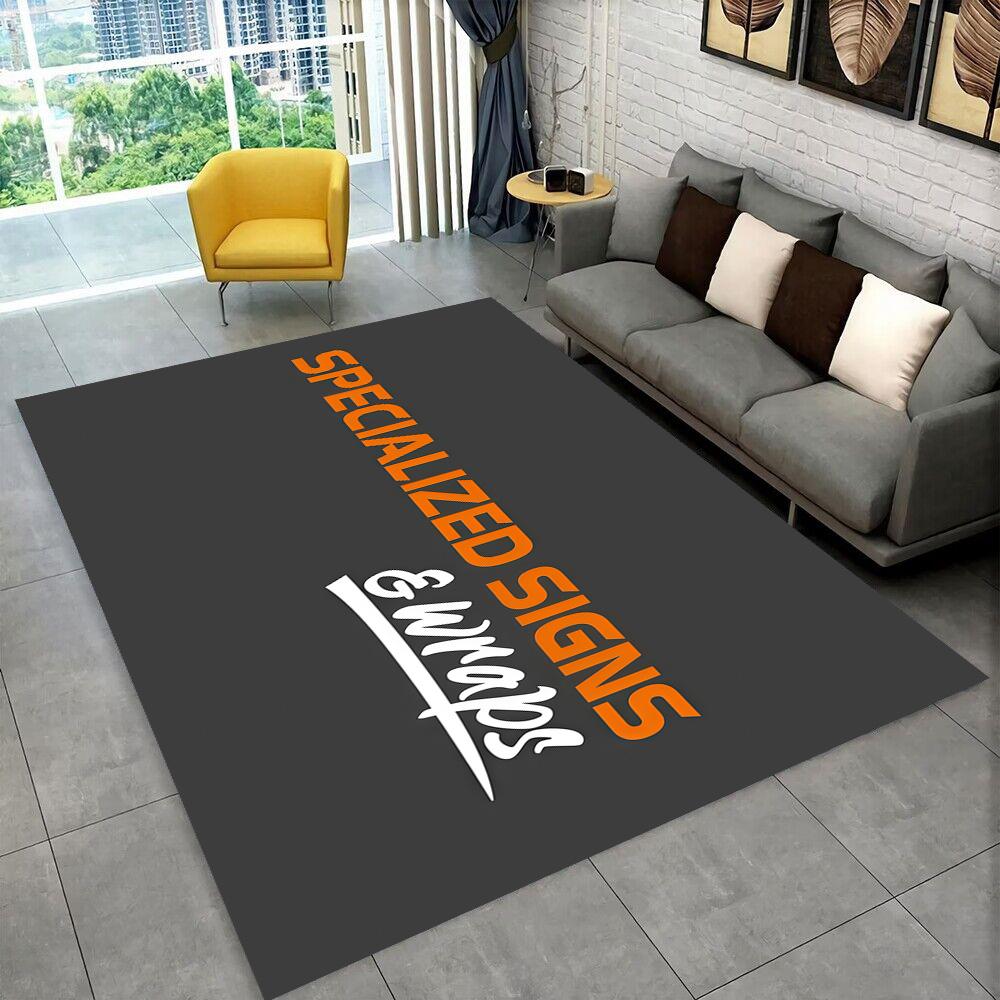 3D S-Specialized Bicycle Logo Moto Carpet Rug for Home Living Room Bedroom Sofa Doormat Decor,kids Play Non-slip Floor Mat Gift