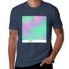 Hipab Holographic Iridescent Pantone Aesthetic Background Pt 2 Tshirt Simple Solid Color Crew Neck Tee