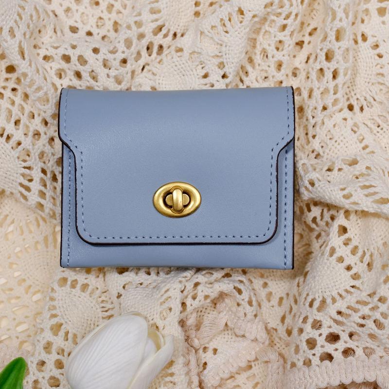 Short Hasp Wallets Pu Leather Multi-Card Pocket Purses For Women Portable Money Bag Small Coin Card Holders