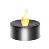 Black LED Electronic Candle Battery Operated Flashing Tealight Flameless Fake Candle Light Halloween Party Decoration Table Lamp