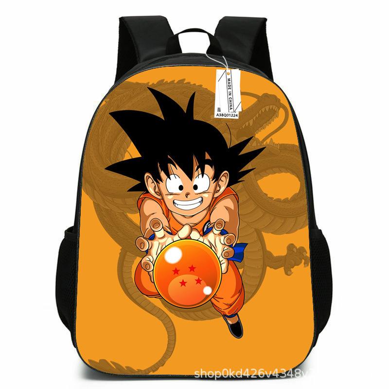 Dragon Ball Animation Cartoon School Bag Elementary and Secondary School Backpack Backpack Large Capacity Wukong Backpack