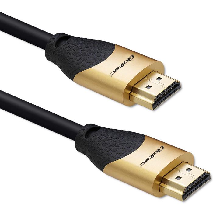 Schwarz Qoltec 50355 Kabel Hdmi V2.1 Ultraultra High Speed 8K 60 Hz 28 Awg Gold 2M - Bild 4