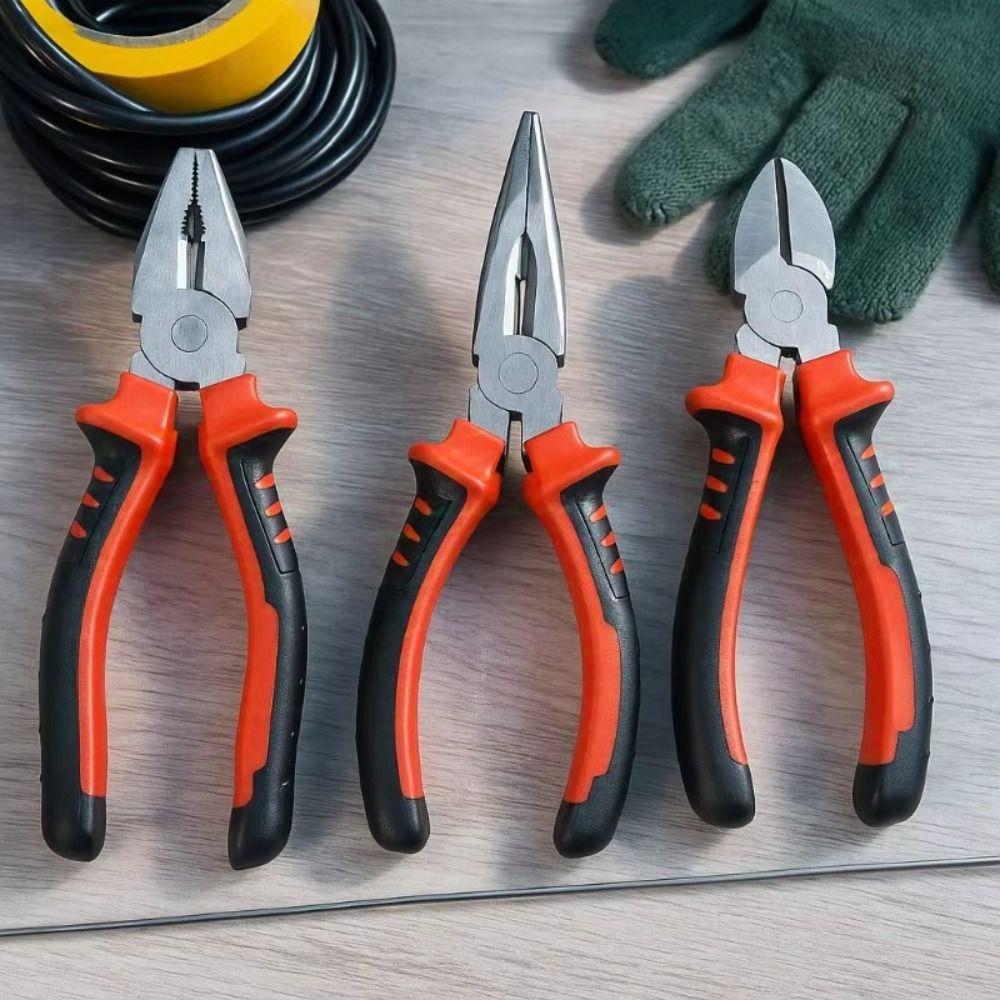 Large Opening Wire Stripping Pliers Cable Cutting Multifunction Hand Tool Metal Wires
