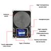 DC 5V Schumann Wave Generator 0.01-99999Hz Adjustable Frequency Sine Wave Signal Generator Type C Touch Screen Audio Resonator