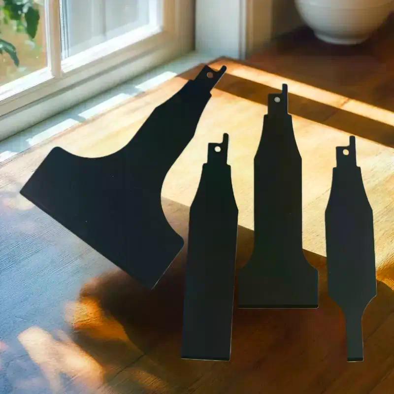Mortar & Adhesive Removal Tool, High Carbon Steel Reciprocating Saw Scraper Blades, Available in 1/4Pcs