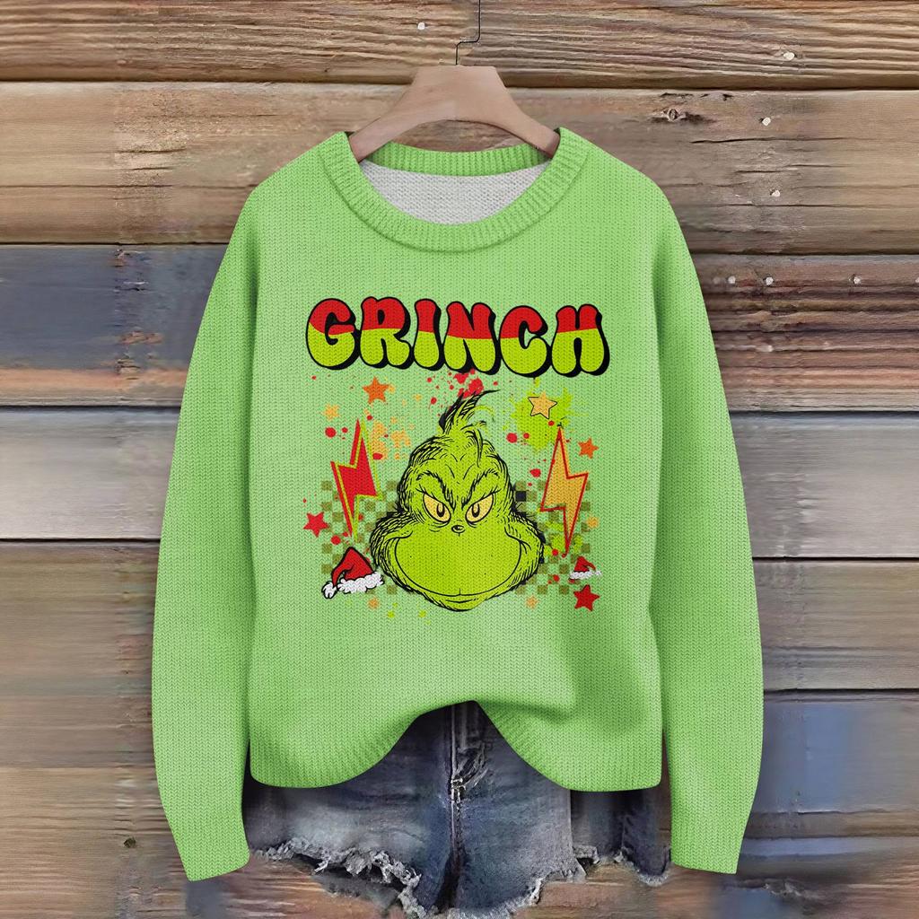 Women's Fashion Casual Long Sleeve Neck Sweater Pullover Top