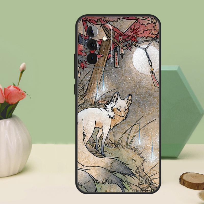 Kitsune Fox Art For Samsung Galaxy A36 A56 A54 A34 A14 A06 A16 A26 A12 A32 A52 A13 A33 A53 A15 A35 A55 Case