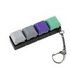 4-Keys Mechanical Keyboard Key Toy Keychain Party Stress Relief Diy Fidget Button Keycap Fidget Keyboard Toys Finger Keyboard