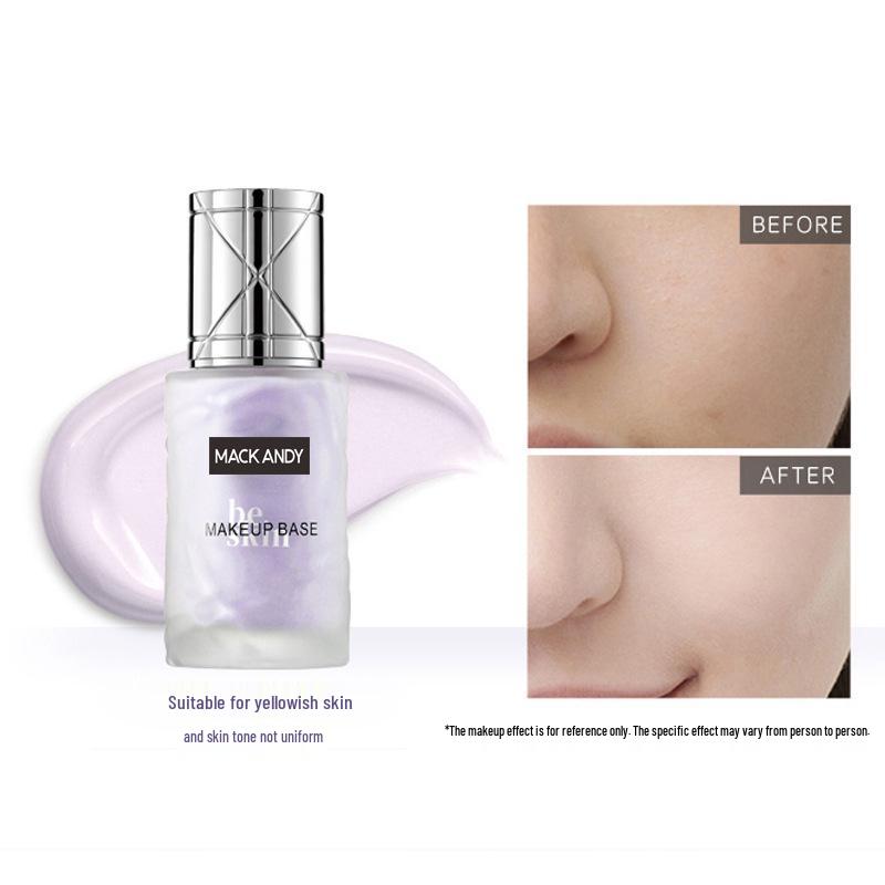 Mark Andy Snow Dew Primer: Hydrating Makeup Base, Pore Concealer, Brightening Moisturizer