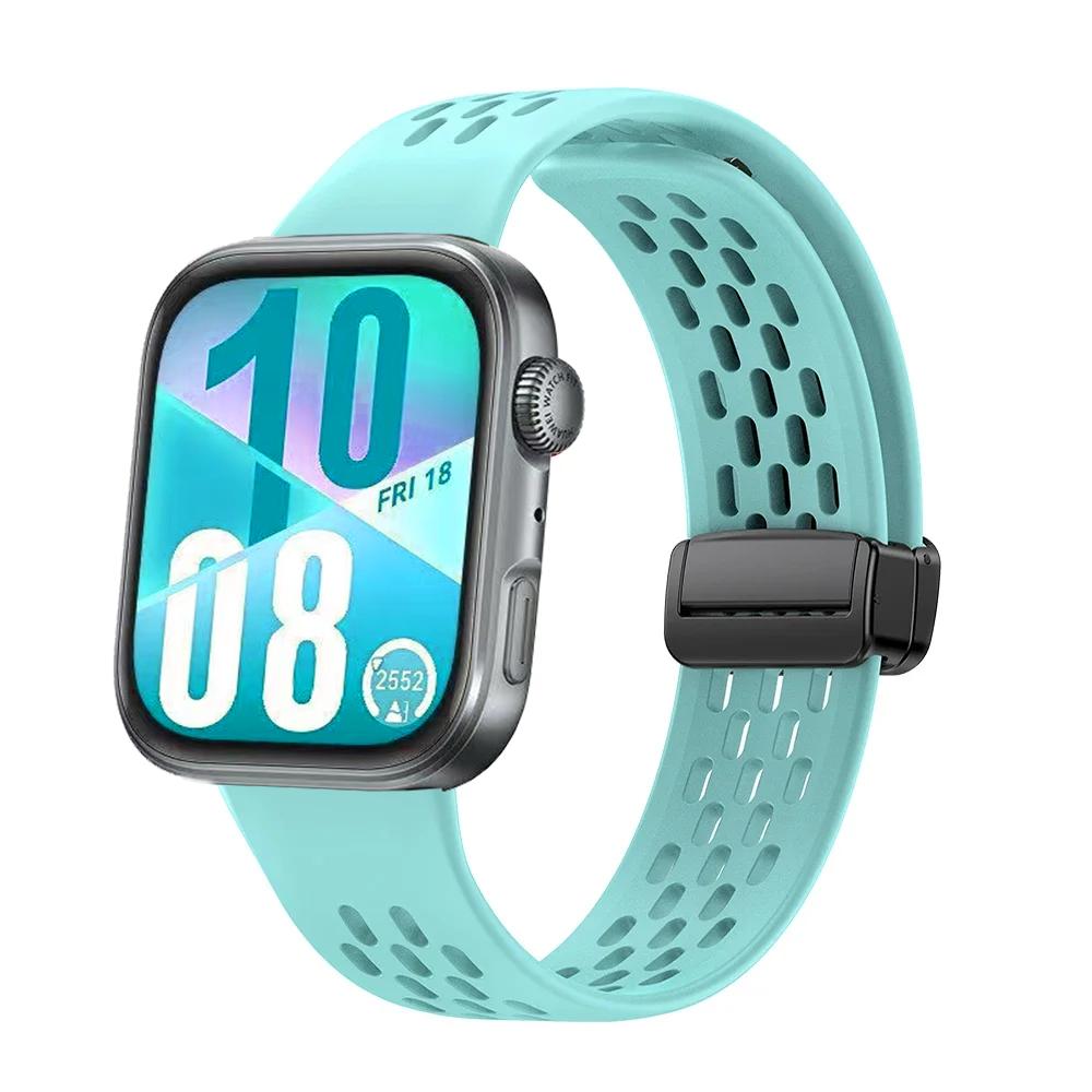 Magnetic Silicone Strap for Huawei Watch Fit 4 Fit 3 Sport Bracelet Wristband for Huawei Watch Fit 4 Pro Correa Belt Accessories