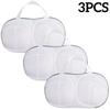 3/1PCS Bra Laundry Bags with Zipper Special Bra Wash Bag for Household Washing Machine Anti-Deformation Underwear Washing Bag