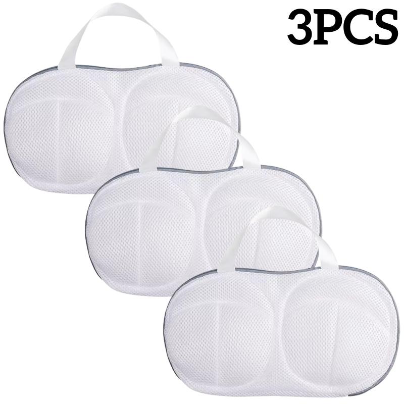 3/1PCS Bra Laundry Bags with Zipper Special Bra Wash Bag for Household Washing Machine Anti-Deformation Underwear Washing Bag