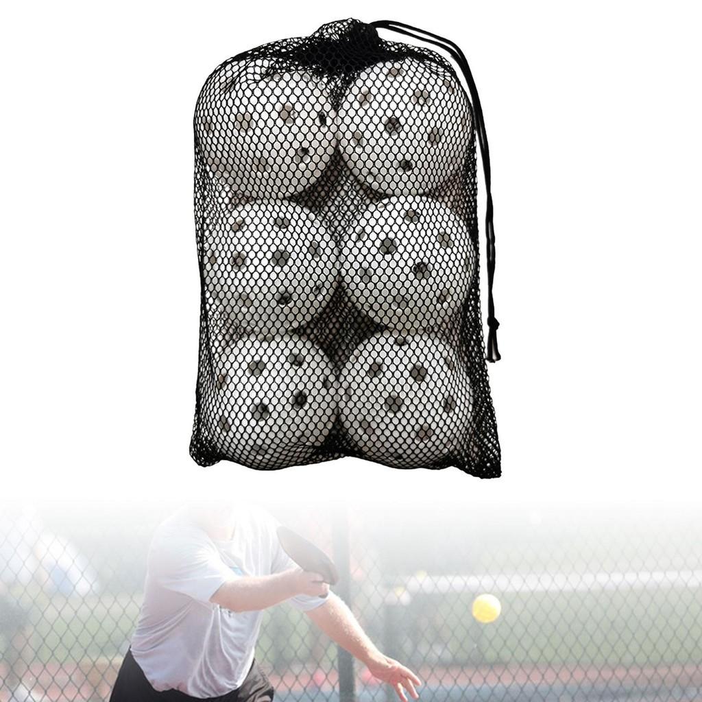 6x Pickleball Balls Outdoor Courts High Visibility Colors 40 Holes Pickle Balls Tournament Play Sporting Goods