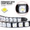 Car Daytime Running Lights Drl Led White COB Fog Bulb Flexible Silicone Auto Turn Signal Reverse Brake Trunk DayLight
