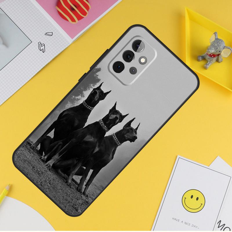 Dachshund Doberman Dog Case For Samsung Galaxy A16 A26 A36 A56 A06 A55 A35 A15 A53 A32 A52 A33 A13 A14 A34 A54 A17