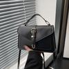 Portable Versatile Shoulder Bag PU Leather Ladies Handbags Simple Minimalist Crossbody Bag  Gift