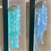 Coastal Type Windchime Decorative Colored Capiz Shells Wind Chimes for Indoor and Outdoor Space for Home Garden
