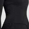 Under Armour Vanish Seamless Solid Color Breathable Short Sports Top Women Tops Black 1384405-001