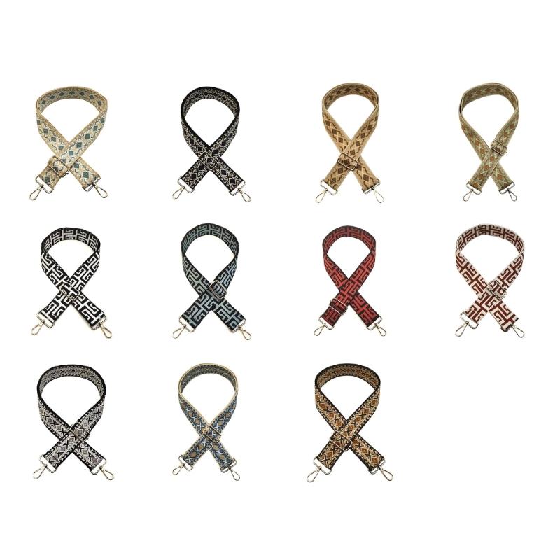 Durable Ethnic Bag Strap Replacement Versatile Ethnic Shoulder Strap 11 Styles for Bags Comfortable for Any Occasion