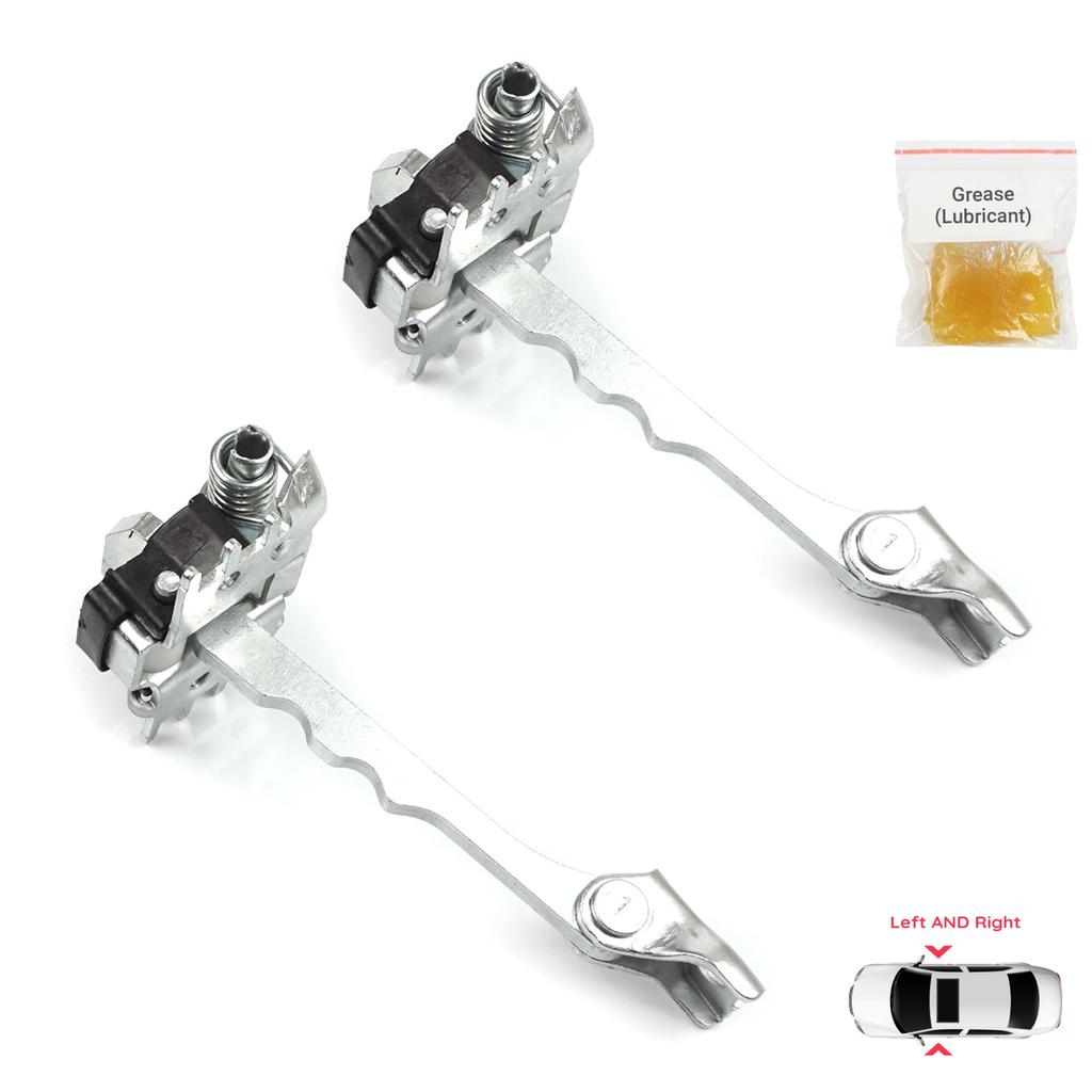 EDP1257-1 2 Pieces Left AND Right Door Catch Hinge Brake Stop Check Strap Limiter for Renault Megane MK3 DZ0/1 Coupe 2008-2016 804309044R