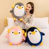25/40CM Niedlicher Pinguin Stofftier Plüschkissen Weich Kawaii Squishy Anime Plüschtier Umarmendes Körperkissen Überraschungsgeschenke für Jungen Mädchen Kinder