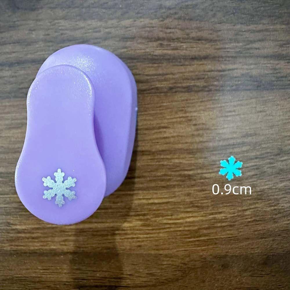 9/16/25/37/50mm Bastel-Lochstanzer Kunst-Papier-Schneidemaschine Schneeflocken-Prägemaschine Schreibwaren