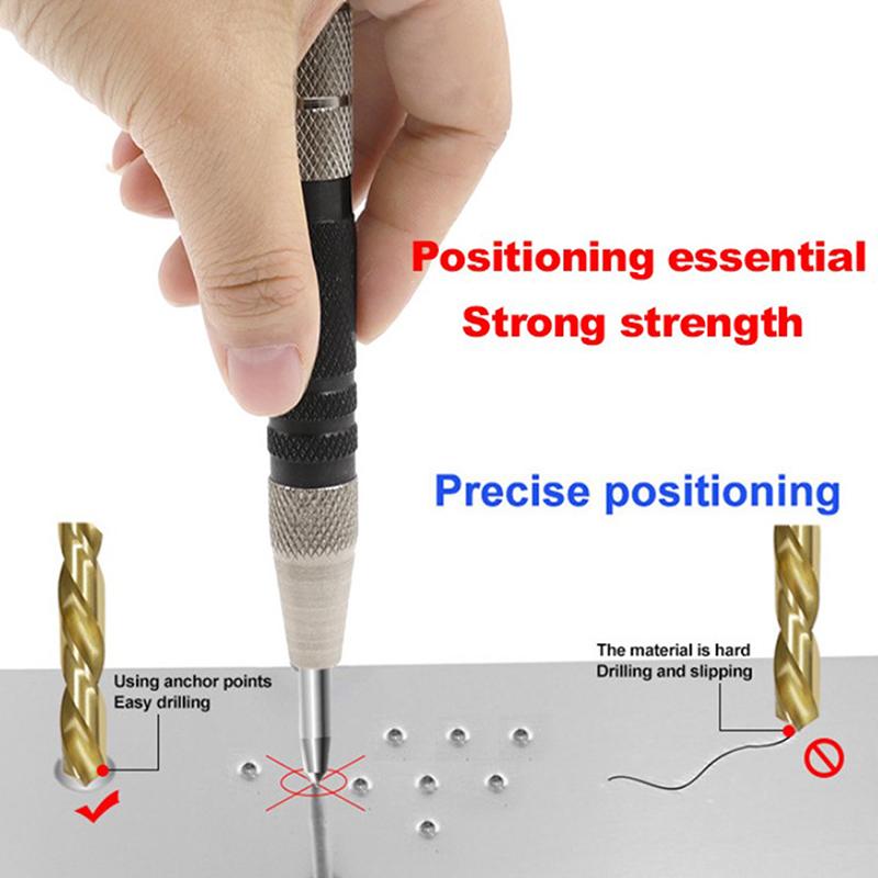 Automatischer Körnerfederbelasteter Locator Holzbearbeitung Metallbohrer