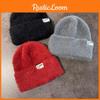 Knitted Women Beanie With Warm Breathability Mink Fabric For Use Daily