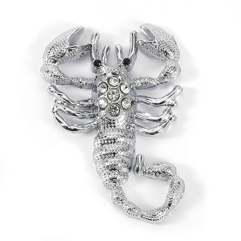 

Забавный 3D Скорпион, Стайлинг автомобиля, наклейка, крутой металлический Скорпион, эмблема автомобиля, наклейка, значок, наклейки для автомобиля, Стайлинг автомобиля серебряный