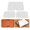 Acrylic Templates Note Book Case Pattern Stencils DIY Hand Crafting Model Tool Clear Leather