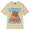 Mewing Not Meowing T Shirt Funny Cute Cats Meme Graphic T-shirts Unisex Women Clothing Cotton Short Sleeve Casual Oversized T-shirt