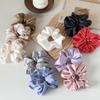 2026 Korean Satin Scrunchie: High-End Hair-Friendly Elastic Band for Women's Ponytails & Floral Accessories