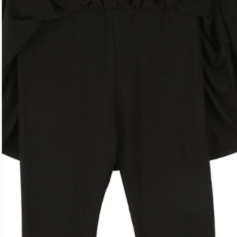 Olivean Skirt Leggings  Black 