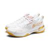 Li Ning Blade Max Rubber Comfortable Versatile Shock Absorbing Wear Resistant Low Top Badminton Shoes Unisex Sneaker White Orange AYAU003-1