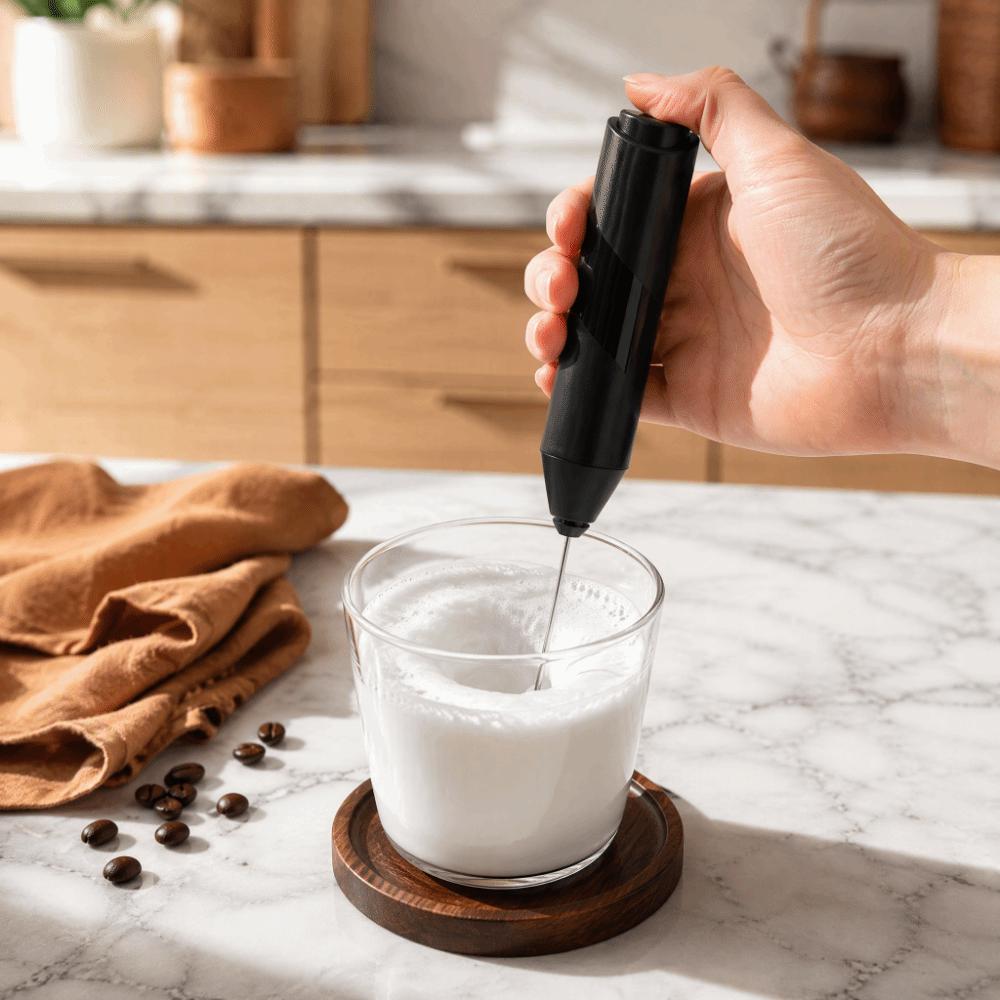 Handheld Design Handheld Coffee Frother Battery Operated Mini Drink Mixer  Matcha Lattes