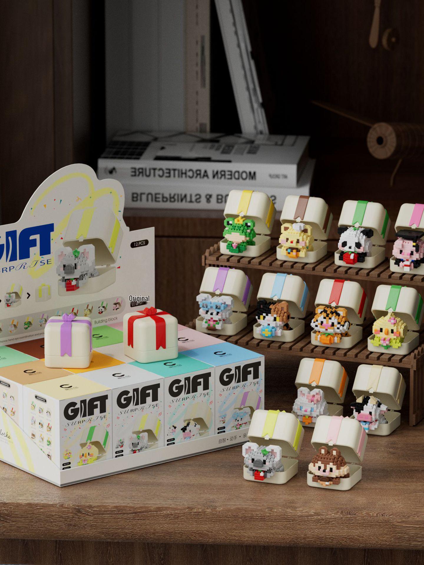 

Панда Мини Подарочная Коробка Конструктор Украшение, Совместимо с LEGO