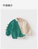 David Bella Boys' Sweater Autumn Dress Baby Half High Collar Knitted Sweater Children's Top Children's Wear