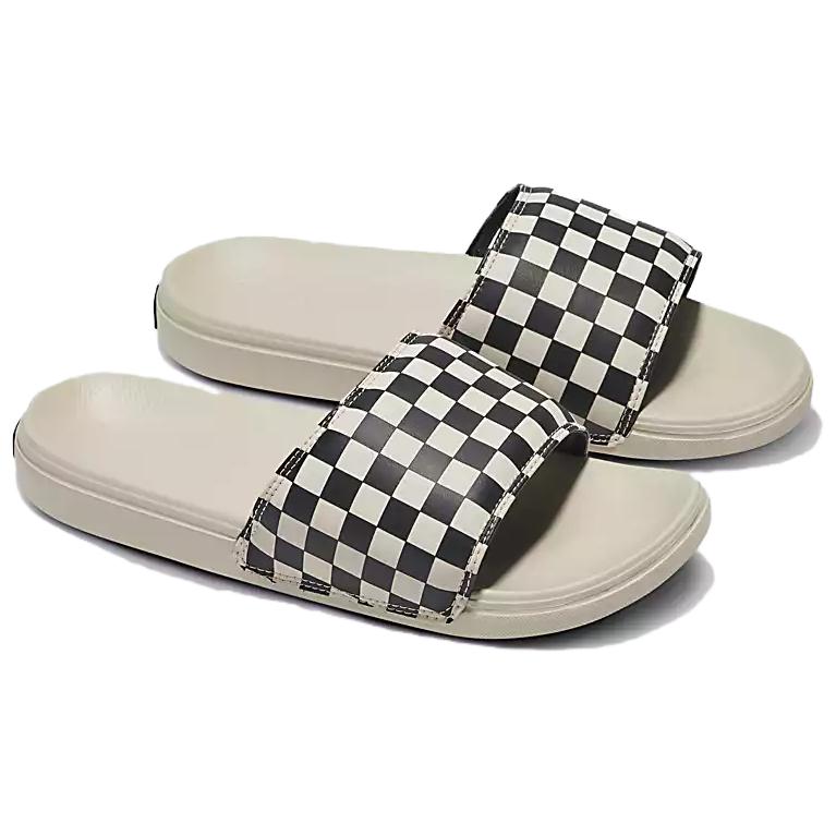 Vans Mte La Costa Checkerboard Slides 'White Black' VN0A5HF5J92