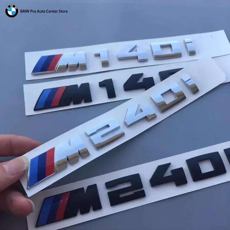 XKUGH1 For BMW New 2025 3D ABS Black Logo M 135i 140i 235i 240i 550i 760i Emblem Badge Car Rear Trunk Sticker For BMW F20 F40 F22 F44 G