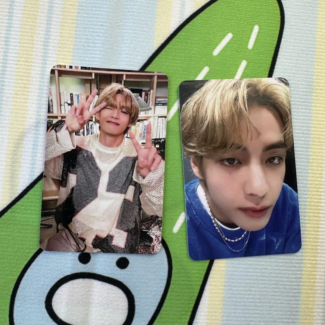 

[Б/У] Тэ Layover V BTS Торговые карточки Санок (2 карты)