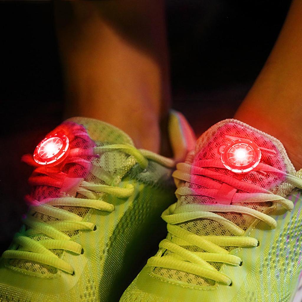 1pc LED Running Light Outdoor Backpack Safety Clip Walking Lamp for Night Portable Emergency Light