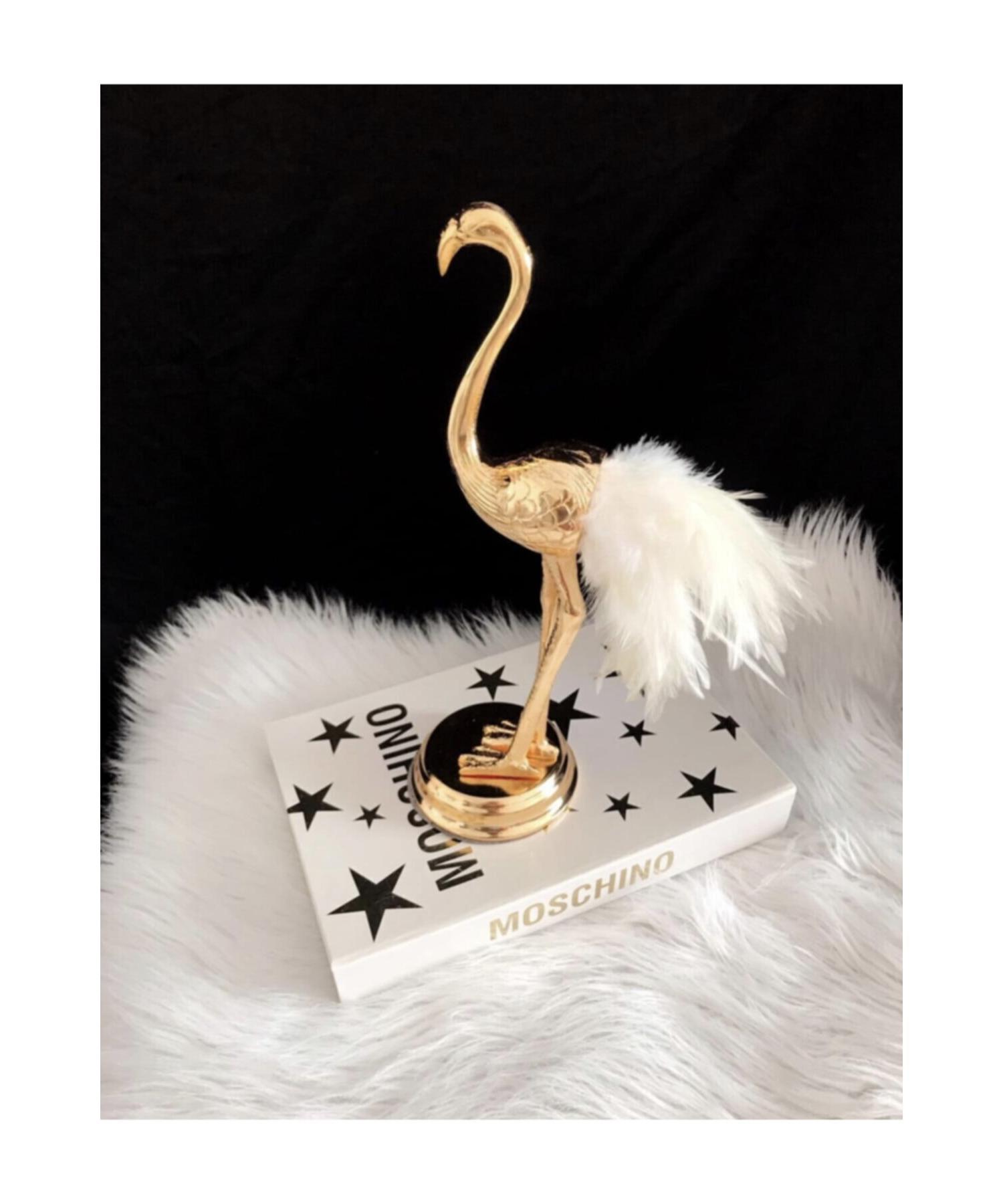 

Брелок Glazze Brass Flamingo