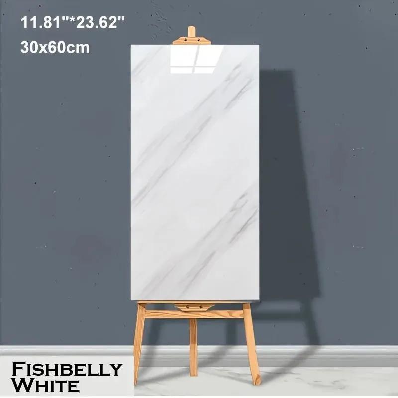 10-20Pcs 30cmx60cm Self-adhesive Marble Tiles Sticker Waterproof Floor Sticker PVC Tile Kitchen Bathroom Wall Sticker Home Decor