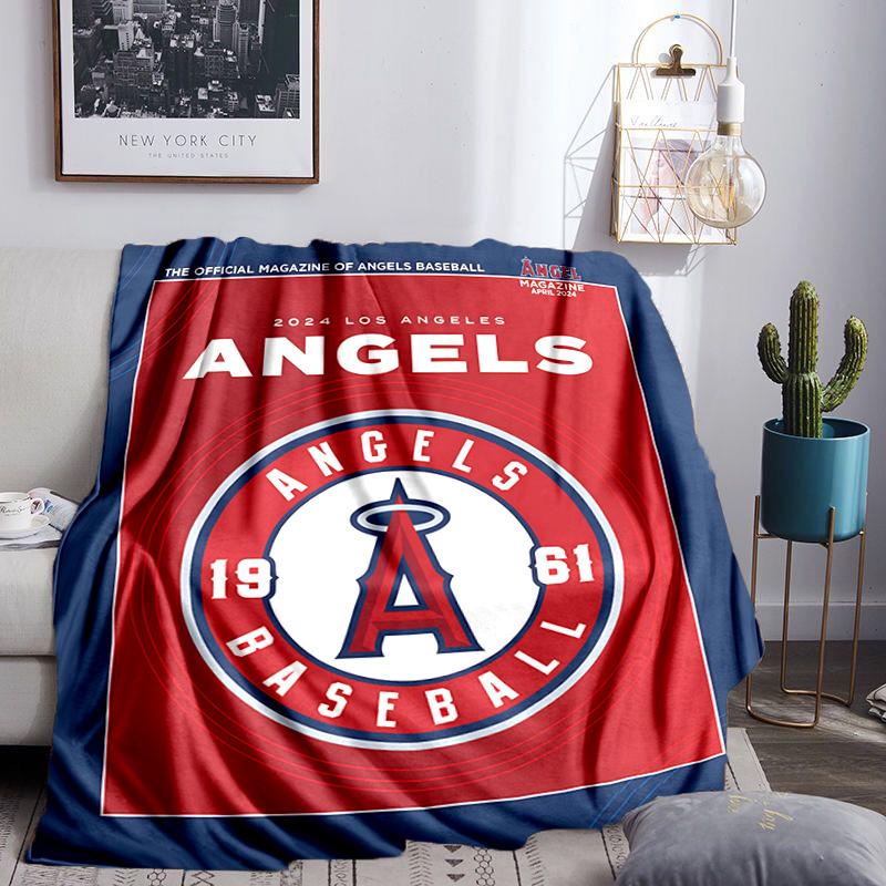 Angeles Angels Logo Blanket Lightweight Flannel Bedding Blanket Perfect for Travel, Camping, Living Rooms, Offices, Sofas, Fan Christmas gift