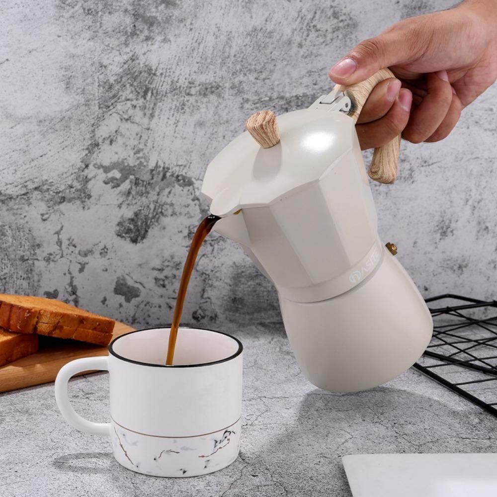 Aluminum Italian Moka Espresso Coffee Maker Percolator Stove Top Pot 150/300ML Kitchen Tools Stovetop Coffee Maker