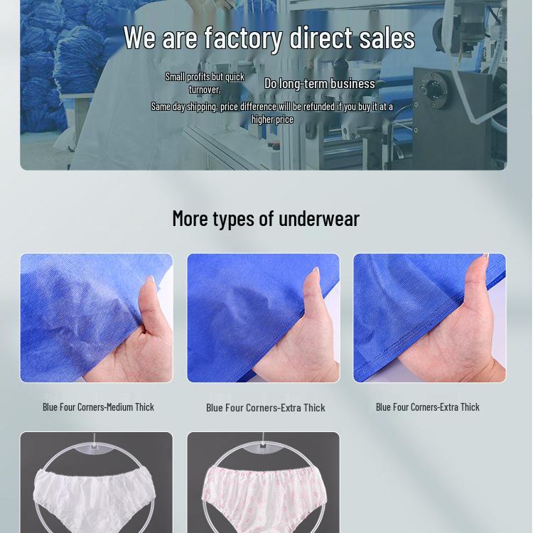 Unisex Disposable Spa Paper Underwear for Massage and Sauna