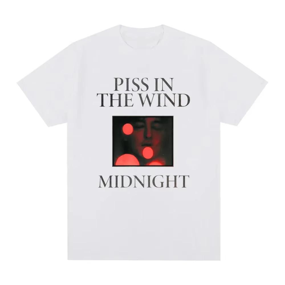 T-Shirt Album Piss in The Wind-MIDNIGHT Tee Baumwolle Hohe Qualität Harajuku T-Shirt Sommer Bequemes Shirt