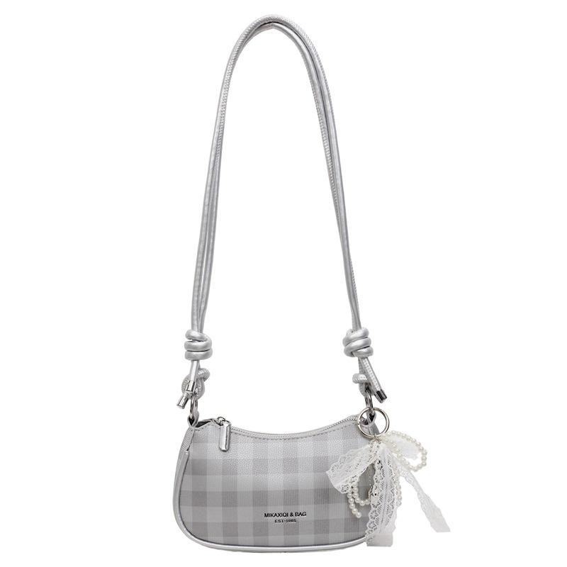 Summer new popular plaid handbag popular versatile messenger bag fashion trend shoulder underarm bag women