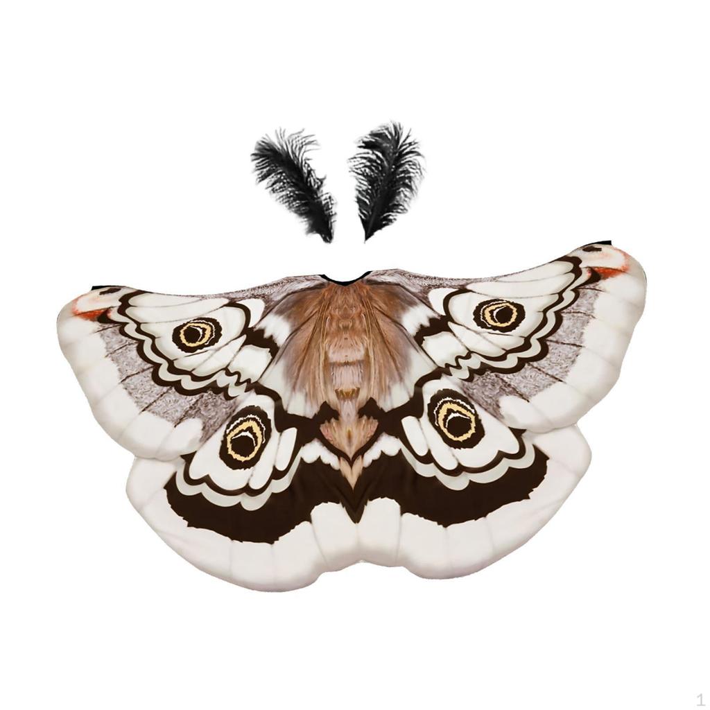 Halloween Butterfly Cape Cosplay Costume Accessories for Birthday Dress up Party